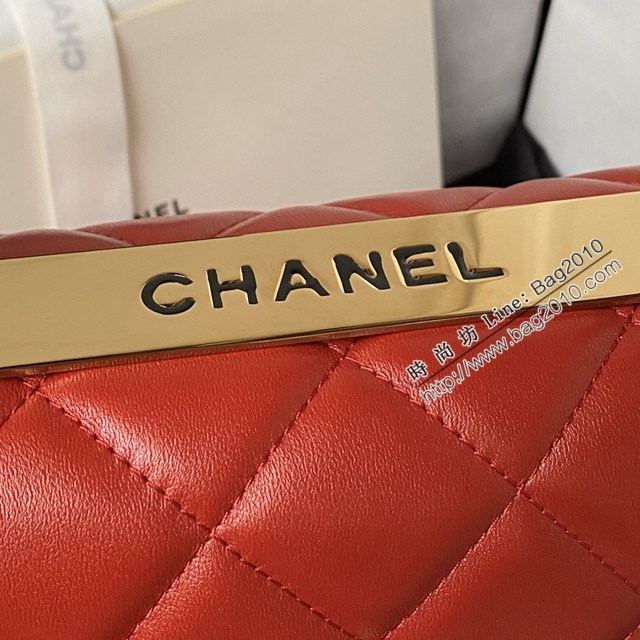 Chanel專櫃23S經典菱格紋鏈條女包 香奈兒Trendy CC手柄包可拎可單肩可斜挎AS92236  djc6054